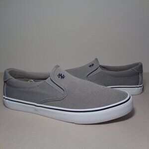 Izod Size 9 M / SUNAPEE / Gray / Canvas / Sneakers / Loafers New Men's Shoes